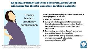 Keeping Pregnant Mothers Safe From Blood Clots: Managing The Health Care  Risk In Obese Patients - Physician-Patient Alliance For Health & Safety