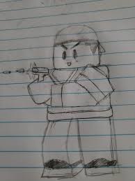 Drawing Arsenal Characters Day 1 Robloxarsenal