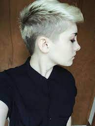 Short Sides Long Top Girls Short Haircuts Girl Haircuts Androgynous Hair