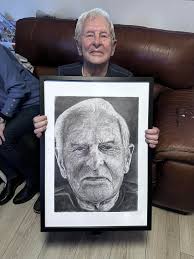 A treasured Christmas painting by William Hess bought at a display in the  Inverness Legion