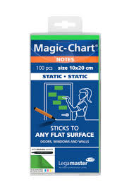 Magic Chart Notes 10x20cm Green 100pcs