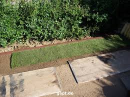 Bevor sie damit allerdings anfangen, müssen sie den gewalzten erdboden mit rollrasendünger bestreuen, anfeuchten und die oberste erdschicht mit einer. Verlegen Von Rollrasen Im Herbst Gartenpflege Tipps