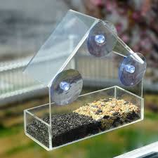 Little House Clear Bird Feeder In 2020 Window Bird Feeder Glass Bird Feeders Bird Feeders