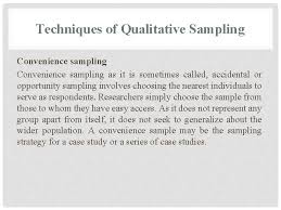 Qualitative research and case study applications in education. Sampling In Qualitative Research Definition Sampling Is The