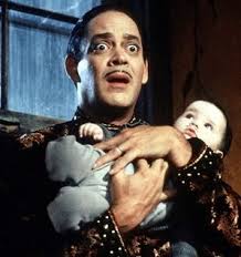 She wore a wig, and her hairline was often covered up by a headband. Addams Family Movie Google Search Addams Family Movie Addams Family Addams Family Values