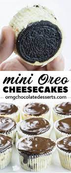 Mini Oreo Cheesecake Recipe Desserts Mini Oreo Cheesecake Recipes