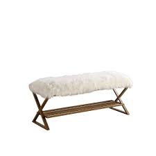 Discover how vanity stool can help you achieve that effortlessly. Faux Fur Vanity Bench White Ore International Target