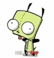 Dib has grown up to be a frustrated man, struggling with college and his crush on his alien nemesis that he just can't shake. Cute Gir Gifs Tenor
