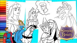 Aurora and phillip coloring pages. Disney Princess Aurora Prince Philip Flora Coloring Pages For Kids Youtube