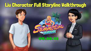 Summertime Saga v0.20.12 Liu Character Full Storyline Walkthrough - YouTube