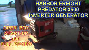 Harbor Freight Portable Generator Super Quiet Predator 3500 Invert Inverter Generator Skoolie Predator