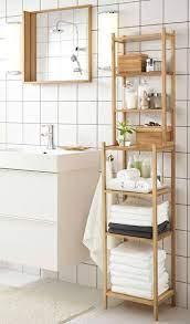 Ragrund Bamboo Shelf Unit Popular Practical Ikea Diy Bathroom Storage Bathroom Decor Home Decor