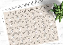 Fha offers two options for funding home improvements. 30 Day Home Improvement Challenge Somewhat Simple
