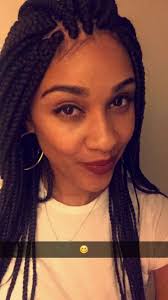 My long medium box braids for protective styling. First time getting them  but love how they turned out.