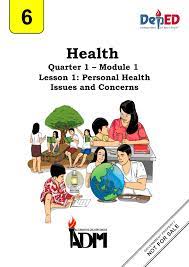 Physical education 9 (learner's material) quarter 1 sports officiating. Health 6 Module 1 Lesson 1 Personal Health Issues And Concerns Grade 6 Modules