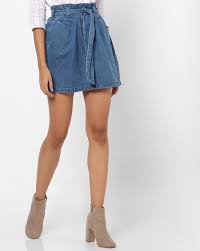 | women's denim cami ladies elastic stretch bodycon causal jean mini dress skirt. Best Offers On Denim Skirts Upto 20 71 Off Limited Period Sale Ajio