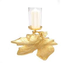 Shop with afterpay on eligible items. Classic Touch Gold Embossed Leaf Dish With Branched Candle Holder Reviews Candle Holders Home Decor Macy S Candle Holders Candles Design Candle Holders