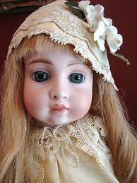 Opal Butler BRU JNE BEBE Antique Reproduction FRENCH FASHION Doll pierced  ears