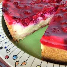 Pudding Schmand Kuchen Mit Himbeeren Kuchen Himbeer Kuchen Kuchen Und Torten