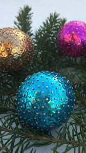 Paillettenkugeln Ganz Einfach Basteln Kugeln Basteln Weihnachtlich Gestalten Basteln Weihnachten