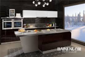 The cost of the company assembling the cabinets for you plus the higher shipping costs. High Gloss Kitchen Cabinets Flat Pack Kitchen Cabinet