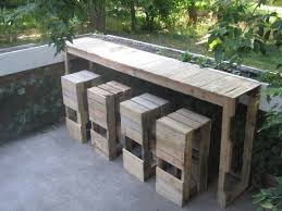 Garten Bar Selber Bauen Palettenbar Palettenholz Paletten