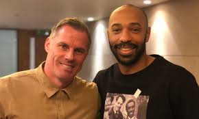 Find the perfect thierry henry stock photos and editorial news pictures from getty images. Jamie Carragher Admits Fear Of Thierry Henry Tortured Him So Much That A Taxi Driver Pranked Him Daily Mail Online