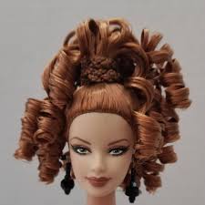 Day 12: Emerald by Bruce Nygren & Peter Gent. Bruce did gown & jewelry;  Peter did the hair. : r/Barbie