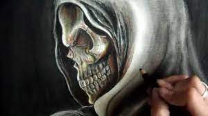 La imagen vectorial monstruo espeluznante de dibujos animados en la cima puede ser utilizada para propósitos personales y comerciales, de acuerdo con las condiciones de la licencia sin royalties adquirida. Como Dibujar Una Calavera Youtube