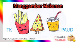 Maybe you would like to learn more about one of these? Menggambar Makanan Lucu Pizza Kentang Goreng Minuman Youtube