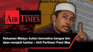 Ibrahim mula memenangi kerusi parlimen pasir mas pada pru tahun 1986 atas tiket bn. Ketuanan Melayu Bukan Bermakna Bangsa Lain Akan Menjadi Hamba Ahli Parlimen Pasir Mas Air Times News Network
