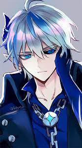 Anime white hair boy hot fan akaashi keiji hisoka manga illustration kaneki tokyo ghoul anime guys anime characters. Anime Guy White Hair Blue Eyes