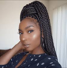 12 Hairstyles You Can Create With Box Braids Box Braids Hairstyles Braided Hairstyles Updo Box Braids Styling