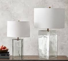 Lamps Table Desk Floor Lamps Pottery Barn In 2020 Glass Table Lamp Table Lamp Wood Glass Table