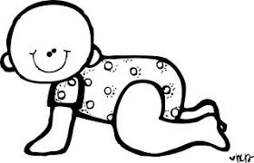 Black And White Children Clipart Melonheadz Today S Freebie Baby Clip Art Digi Stamps Melonheadz