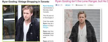 Do we really need more reasons to love ryan gosling? Spotted Ryan Gosling Needing A Kensington Market Shopping Companion