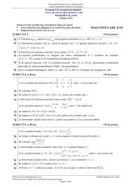 Maybe you would like to learn more about one of these? Mate Stiinte Modele Edu Rezolvate Simulare Bac 2019 Matematica Clasele A 12 A Si A 11 A Jitaruionelblog Pregatire Bac Si Evaluarea Nationala 2021 La Matematica Si Alte Materii Materiale Lectii Formule Exercitii Rezolvate