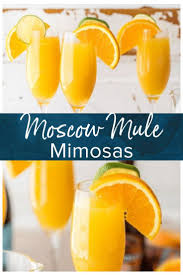 Moscow Mule Mimosas Make For The Best Brunch Drinks Ever So Easy Unique Delicious And Fun Spiked Gin Brunch Drinks Brunch Drinks Alcoholic Mimosa Cocktail