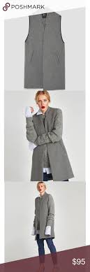 Mint velvet faux fur gilet. Zara Long Grey Wool Vest Wool Vest Zara Jackets Zara