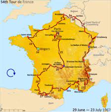 Editioun vum tour de france (lb); Tour De Francia 1967 Wikipedia La Enciclopedia Libre