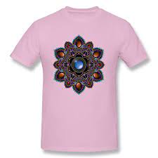 Purple and white paisley fabric handcrafted in the inner collar band designing your own dress shirt consists of custom fit and design both. Om T Shirt Men Black Tshirt Purple Teal Mandala With Gemstones Geometric Designer T Shirts Father Day Gift Sweatshirts Cool T Shirts Aliexpress
