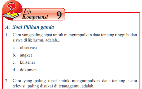 Jawaban Pg Uji Kompetensi 9 Halaman 328 Matematika Kelas 7 Penyajian Data Bastechinfo