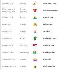 This page contains a national calendar of all 2018 public holidays. Here Are The Public Holidays For 2018 And Three Of Them Fall On A Friday Goody Feed