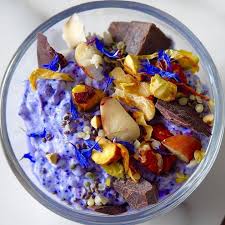 Blueberry Butterfly Pea Flower Chia Pudding 2 3 Oz Chia Pudding 1 Teaspoon Butterfly Pea Flower Powder F Butterfly Pea Tea Brunch Recipes Butterfly Pea Flower