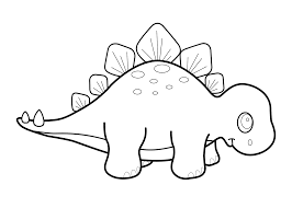 If you like the cute stegosaurus. Cute Dinosaur Coloring Pages Coloring Home