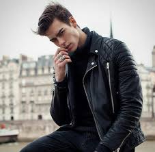 Cool Boys In Leather Corentin Huard Boys Leather Jacket Leather Jacket Men Bad Boy Style