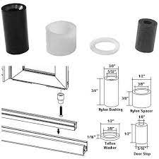Pivot shower door hinges, also called suspension clamps, are attached to the ceiling and on the floor of a shower space. Pin On Shower Installation Kits