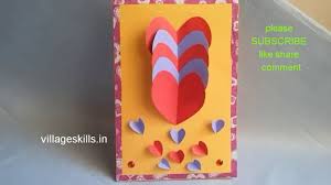 Spring greetings card using butterflies. How To Make Greeting Card At Home 3d Pop Up Greeting Card Ideas Diy Hacks New Year 2019 Heart Card Youtube
