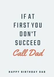 A Simple Happy Birthday Dad Card Template With A Light Blue Background And Black And Orange Text Happy Birthday Dad Happy Birthday Dad Cards Dad Cards