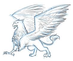 Pin By Amber Starlet On Doodles 3 Mythical Creatures Drawings Griffin Mythical Creature Drawings